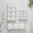 thumbnail image 5 of Christmas decorations holiday scene layout Christmas tree ornaments old man dress up Christmas ball small ornaments toys pearl white fantasy color, 5 of 5