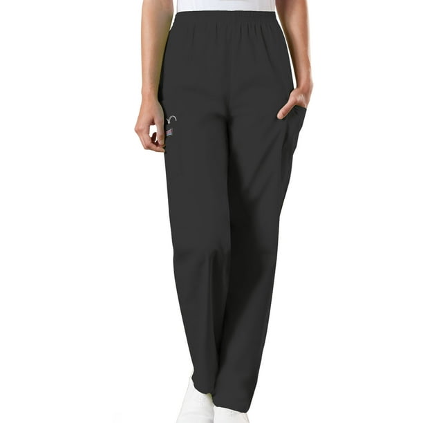 Cherokee Cherokee Workwear Scrubs Pant for Women Natural Rise Tapered