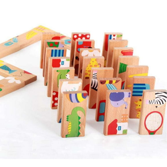28 animal dominoes Elm dominoes