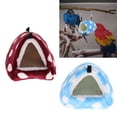 thumbnail image 3 of LOVIVER Maison de Guinea Hamac Lit Suspendu Cachette Chinchilla Rouge, 3 of 8