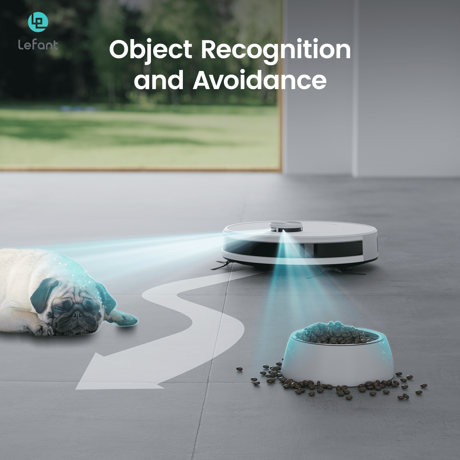 Lefant M1 Robot Vacuum Cleaner and Mop Combo, LIDAR Navigation with Alexa/APP Control, Ideal for Carpets Pet Hair