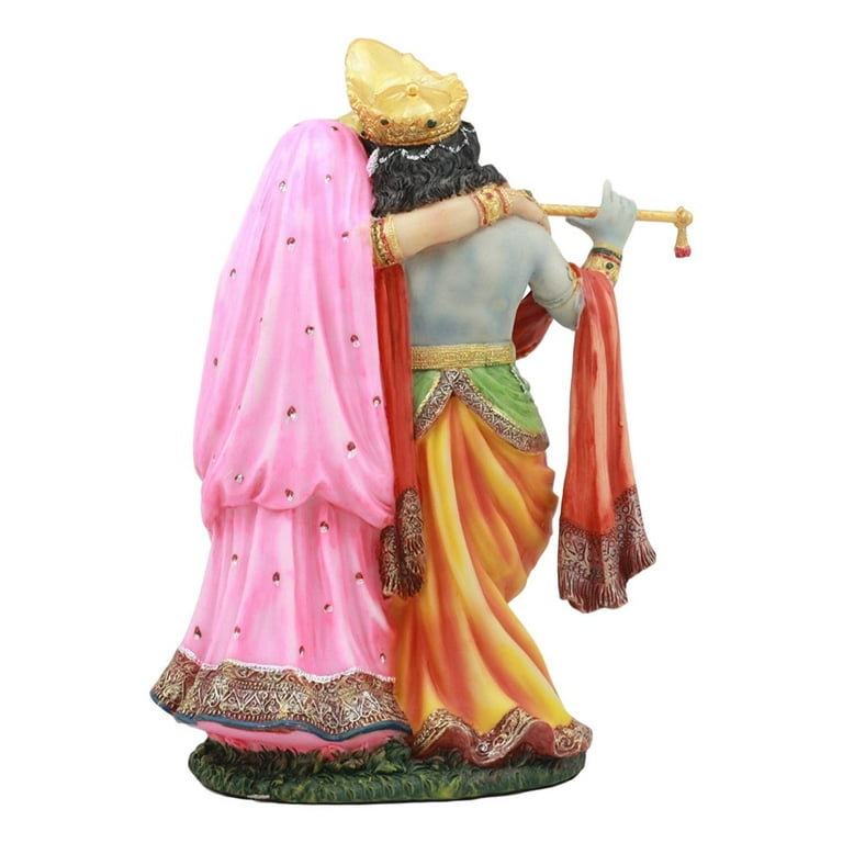 Vedic Radha And Krishna Statue Avatar Of Vishnu Shakti God's Divine Love 8