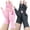 Pink(1pair)+grey(1pair), variant on 2 Pairs Compression Fingerless Gloves for Men and Women, Non-Slip Support Gloves for Everyday Wear