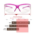 thumbnail image 4 of Gafas de seguridad HTS HUNTERSKY E9532 superflexibles antivaho, 4 of 9