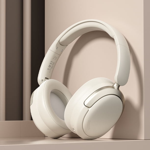Auriculares Bluetooth de plástico, con cable e inalámbricos, doble modo, plegables, suaves, de baja latencia y alta batería, 5.4 horas de duración de la batería, para deportes y juegos.