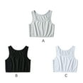 thumbnail image 2 of Minnieouse Chaleco corto para lesbianas, corsé de verano, ropa interior moldeadora de pecho, Tops ajustables, disfraz para hacer ejercicio, trabajo diario, Camisetas sin mangas Gris L Minnieouse AP011863-03, 2 of 6