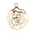 thumbnail image 3 of de rosas huecas, collar con colgante de circón, , pendientes, joyería, joyería para mujer y mujer, pa, 3 of 8