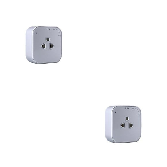 Inteprter Cordless Socket Wireless Short-circuit Protection Convenience Power Supply House Accessories Household Charger Plugs US Supplies Enchufe de EE. UU. 2piezas