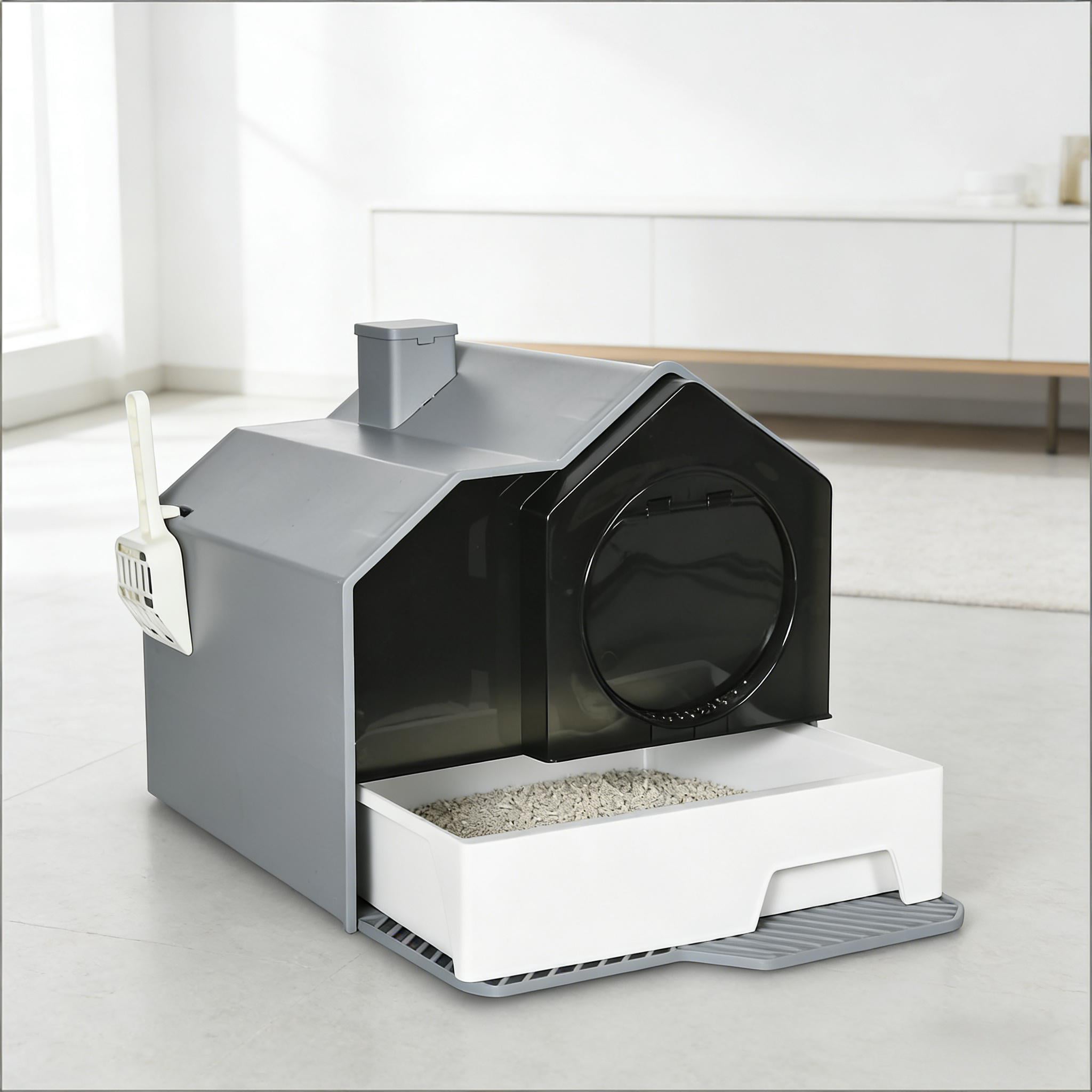 Cat Litter Box, Hooded Cat Litter Box