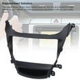 thumbnail image 4 of Stereo Radio Dash Bezel Panel for Elantra 2015 to 2016, ABS Material, Easy to Install, 9 Inch Universal Car Radio Stereo Fascia Panel Dashboard Navigation Fascia Panel Frame, 4 of 7