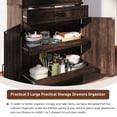 thumbnail image 5 of ChVans Large Kitchen Pantry Cabinet with 3 Drawers & 6 Door Storage Racks, 71" Tall Farmhouse Storage Cabinet with Metal-Reinforced Shelves for Kitchen Dining Room Living Room, 5 of 8