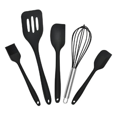 

Kitchen Utensil Sets 5 PCS Silicone Cooking Utensil Sets Heat Resistant Cookwares Kitchen Appliances for Cooking Gadgets