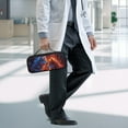 thumbnail image 3 of Jiueut Fire Wolf Stethoscope Storage Bag Stethoscope Bag with Carrying Handle Storage Zipper Bags for Organizing Lightweight Stethoscope Bag Case with Mesh Pocket, 3 of 7