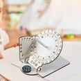 thumbnail image 4 of TISHITA Equatorial Sundial Clock DIY Sundial Model Kit Learning Educational Toy Teaching, 4 of 6