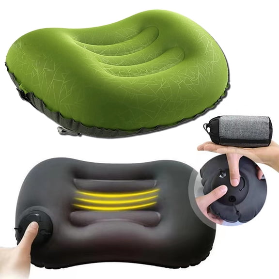 Homesteed Travel Pillow Camping Pillow Inflatable Backpacking Pillow Ultralight Portable Neck Support for Sleeping Airplane Car Beach
