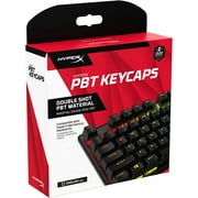 HyperX PBT Keycaps – Full Key Set, Double Shot PBT Material, English (US) Layout, 104 Keys – Black