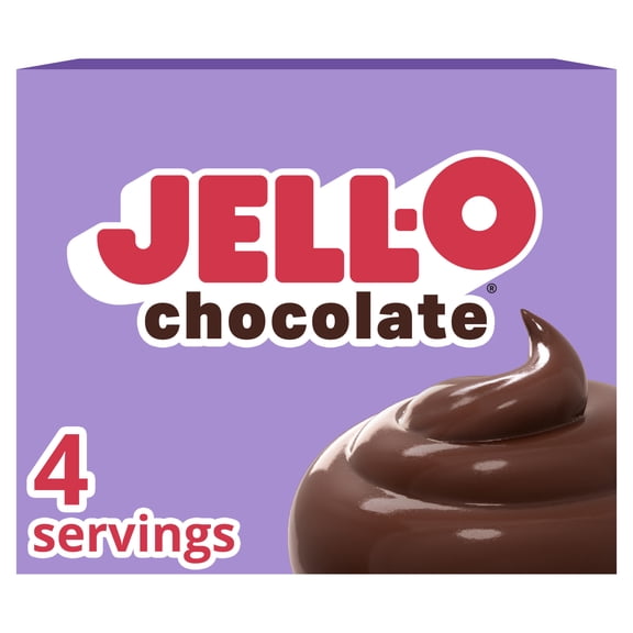 Jell-O Chocolate Artificially Flavored Instant Pudding & Pie Filling Mix, 3.9 oz. Box