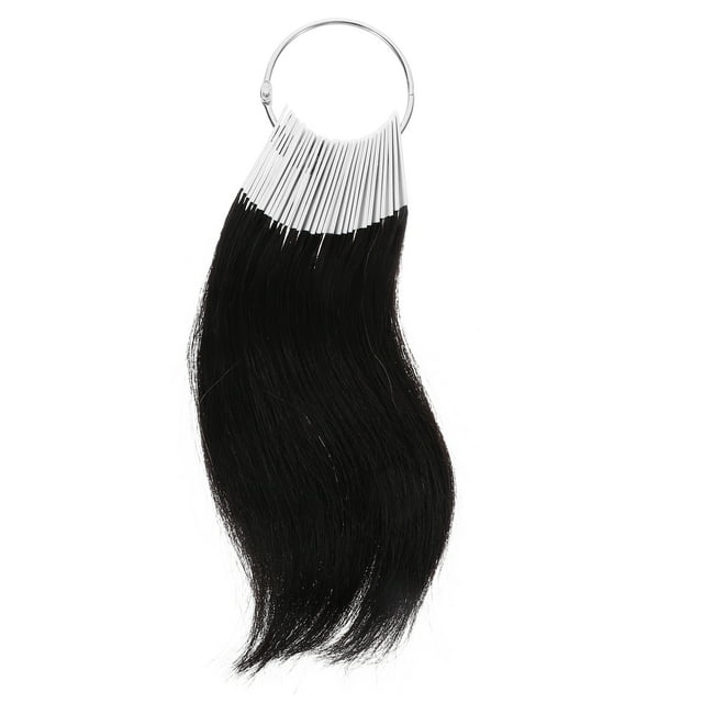 30 piezas de color anillos de color de cabello muestras de color de prueba de cabello humano (color de 3 grados)