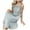 Blue, variant on Diufon Women's Nightgowns Casual Plus Size Sleeveless Pajama Dress Summer Loose Outdoor & Home Sleepwear