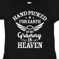 thumbnail image 4 of Inktastic Handpicked for Earth by My Granny in Heaven with Angel Wings Boys or Girls Baby Bodysuit, 4 of 5