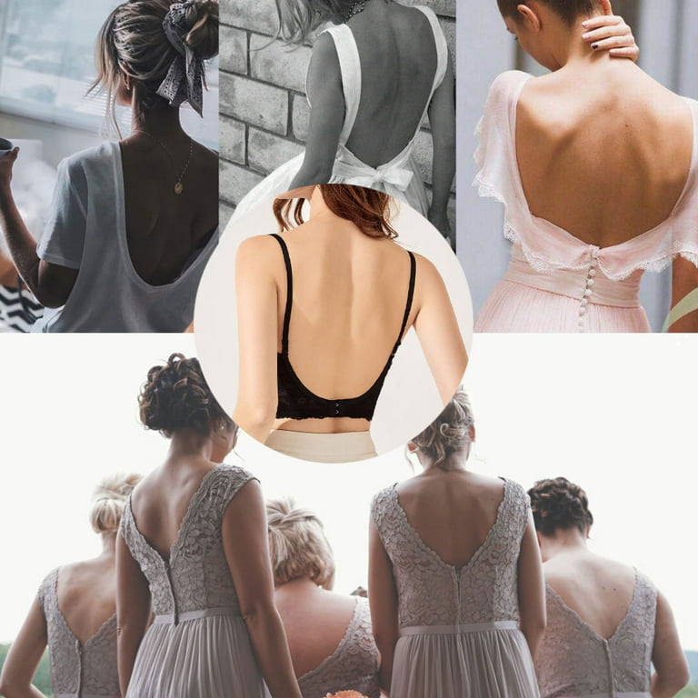Penance for you Clear Back Bra for Backless Wedding Dress