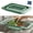 Green, variant on Hakan Collapsible Strainer 5.8 qt with Extendable Handles, Foldable Over-Sink Colander, Green