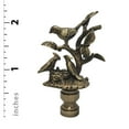 thumbnail image 3 of Royal Designs, Inc. Nesting Birds Design 2.75 Inch Finial for Lamp Shade, F-5060AB-1, Antique Brass, Single, 3 of 5