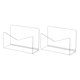 thumbnail image 2 of 2x Portacartas de Escritorio Organizador Compacto para el Hogar Versátil Práctico para Encimera Transparente, 2 of 9