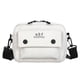 thumbnail image 1 of Bolso bandolera informal de lona, bolso bandolera de moda para estudiantes, chicas y damas (blanco), 1 of 6