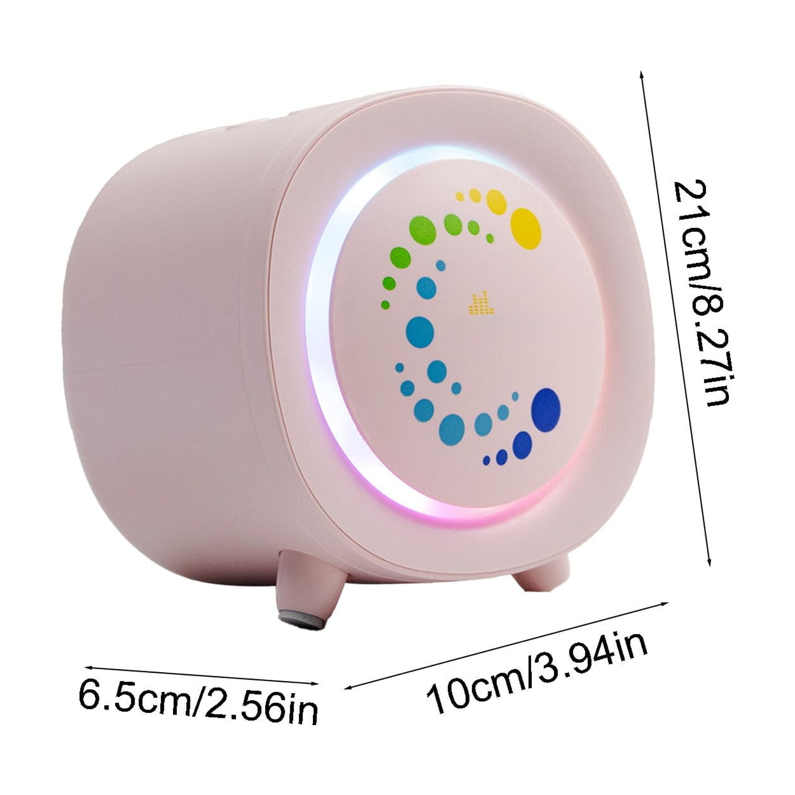 LACKUST Portable Mini Bluetooth Speaker with Heavy Bass - Wireless Small Pink Speaker for Outdoor, Car, Home & Desktop Use