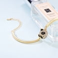 thumbnail image 3 of Brazalete colgante lindo de la pulsera de la aleación del cinc de la moda con la joyería de la decoración del diamante artificial, 3 of 5