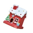 thumbnail image 4 of Guardoinrt Christmas Village Landscape Tabletop Figurine Christmas for Red Small 5Set, 4 of 6