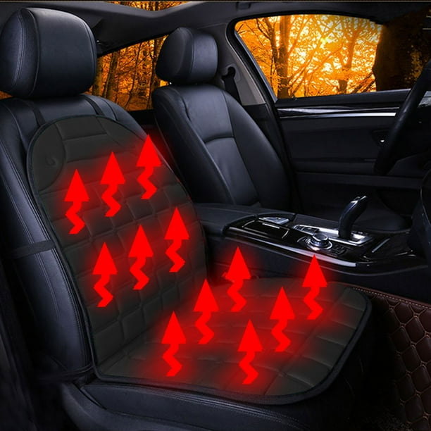 12V Electric Heated Cover Car SingleSeat Heater Seat Cushion Cotton