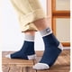 thumbnail image 2 of Calcetines de hombre absorbentes de sudor, transpirables, de algodón, para primavera y verano, hasta media pantorrilla, calcetines cómodos, calcetines de todos los colores, calcetines casuales a, 2 of 4