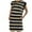 Coffee, variant on Lovskoo Striped Summer Dresses for Women 2024 Crewneck Cap Sleeve Color Block Casual Tshirt Dress with Pockets Khaki