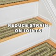 thumbnail image 3 of Stair Treads Homespice, diseño de piña, yute trenzado, 13 unidades, color verde, 3 of 9