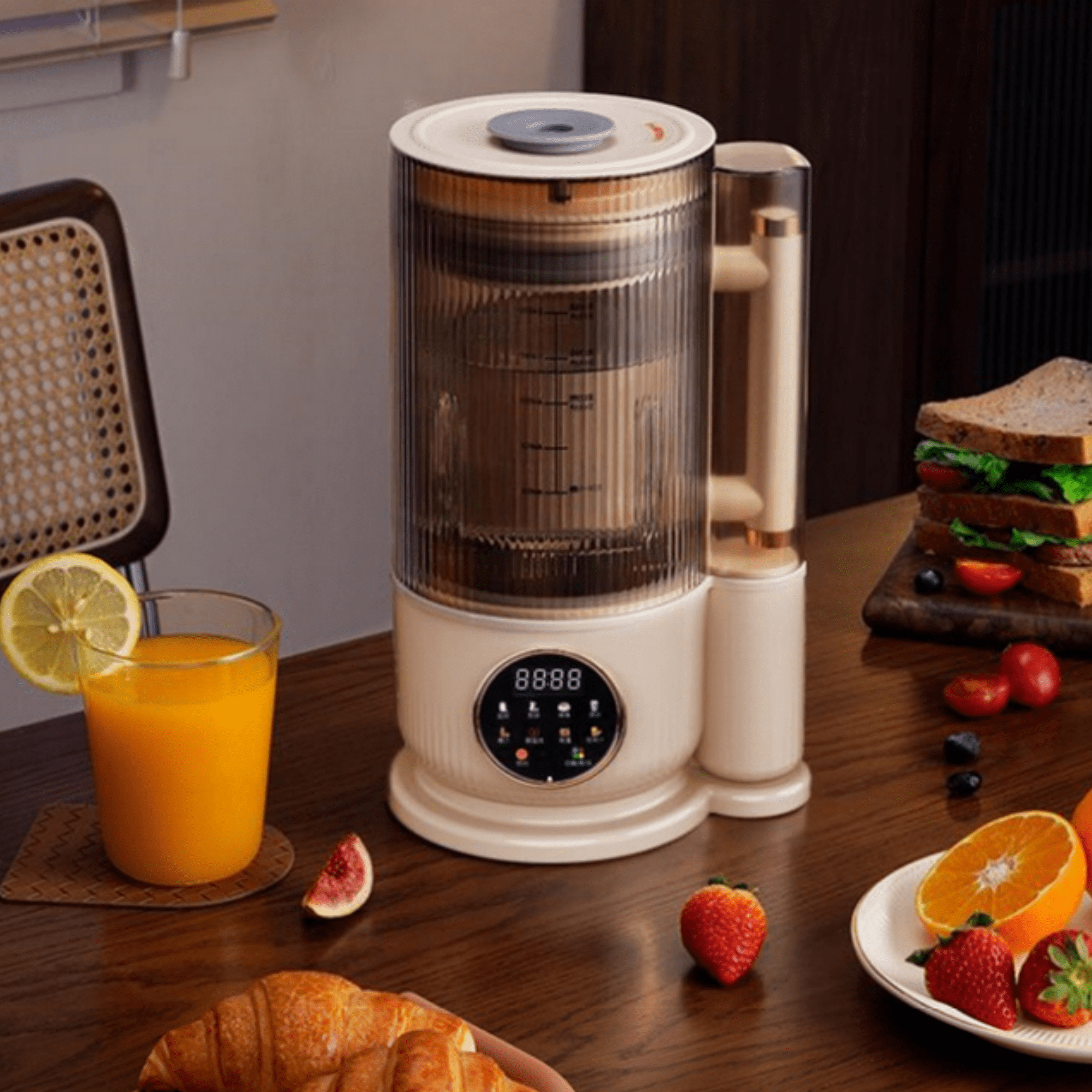 Jinyi Automatic Nut Milk Maker, 50oz Soy Milk Maker Machine,Homemade Oat Milk Maker-Based & Non-Dairy Beverage