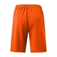 thumbnail image 5 of Icvfdpl Men'S Casual Shorts Loose Comfortable Jeans Summer Fashion Heavyweight Knee Length Trousers Leisure Short Pants Lightweight Man Daily Wear Orange Xl, 5 of 5