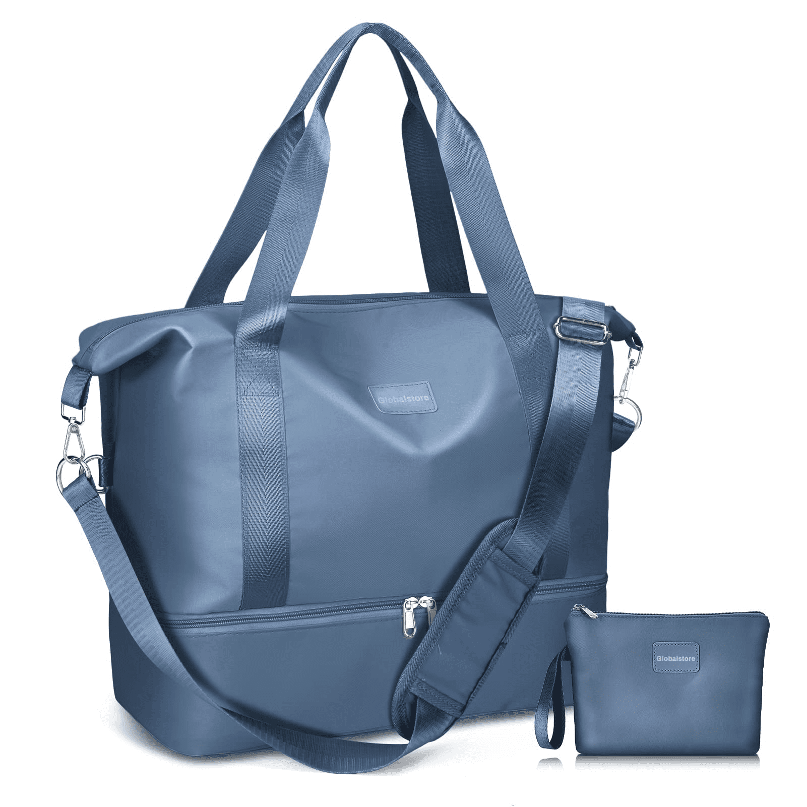 Large Capacity Travel Bags, Carry on Bag with Makeup Bag, Shoulder