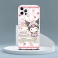thumbnail image 1 of Funda transparente Kuromi My Melody para Apple iPhone 14 11 13 Pro 12 7 8 Plus SE 2022 XR X XS Max 6 6S, funda de silicona para teléfono xuanjing  unisex, 1 of 2