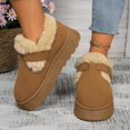 thumbnail image 3 of Nouvelles Chaussures Boken d'Hiver de Luxe pour Femmes, Peluche, Mode Rétro, Chaussures Bean en Coton, Pantoufles à Semelle Plate pour Femmes, Bottes à Plateforme pour Femmes, 3 of 5