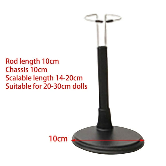 destyer Doll Stand Adjustable Doll Model Support Stands for Collection Figures 20cm to 30cm Doll