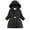 Z1-Black, variant on newwalpole Girls' Long Puffer Jacket Thickened Overcoat Winter Coat with Faux Fuzzy Lined Hood Waterproof Heavy Parka Warm Pink for Size 7-8 Years