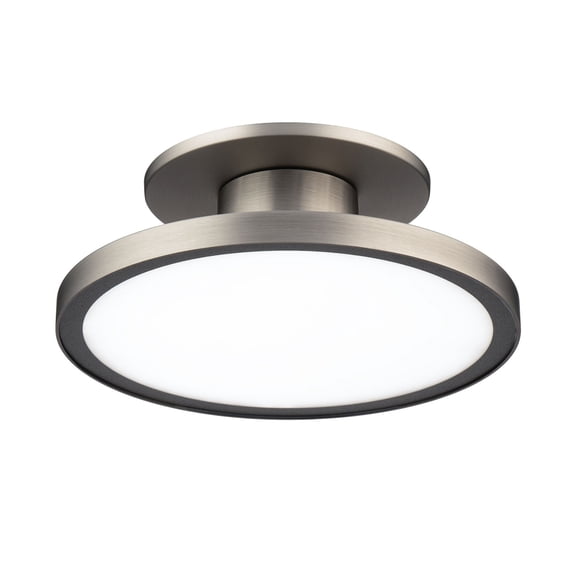 FM-250808-CS-BN WAC Limited Twist-N-Lite - 14W 1 LED Semi-Flush Mount-8 Inch Tall and 2.88 Inch Wide-Brushed Nickel Finish
