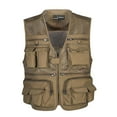 thumbnail image 3 of koolsoo Men Fishing Vest Breathable Multi-Pocket Mesh Waistcoat Photo Travel Work Jacket 5XL, 3 of 8