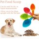 thumbnail image 4 of Juego de 4 cucharas medidoras de alimentos para mascotas, cuchara para perro, cuchara de alimentación para gatos JM, 4 of 5