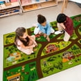 thumbnail image 4 of Excello Global Products Kids Activity Rugs Set 4.92 x 6.56 ft. - Country and City Roads - EGP-HD-0364, 4 of 7