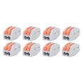 thumbnail image 4 of Cable 50 Piezas Conector De Conductor De Cable Kit De Terminal De Empalme De Palanca De 2 Puertos Para Cableado, 4 of 7