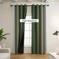 thumbnail image 4 of Blackout Gradient Curtains 84x52 Inch Set of 2 | High Light Blocking 71%-90% | Heat Insulation Panels for Bedroom, Living Room, Balcony | Elegant Modern Nylon Drapes, 4 of 6