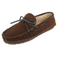 thumbnail image 2 of Minnetonka Mens Casey Slipper, Chocolate, Size 13 Double Wide, 2 of 4